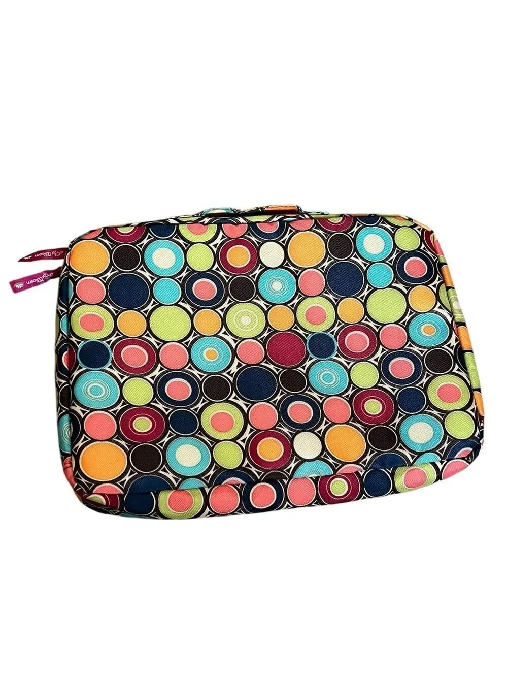 Lily Bloom Laptop Travel Bag Multicolor Circle